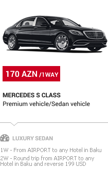 Baku VIP Transfer: Mercedes S-Class